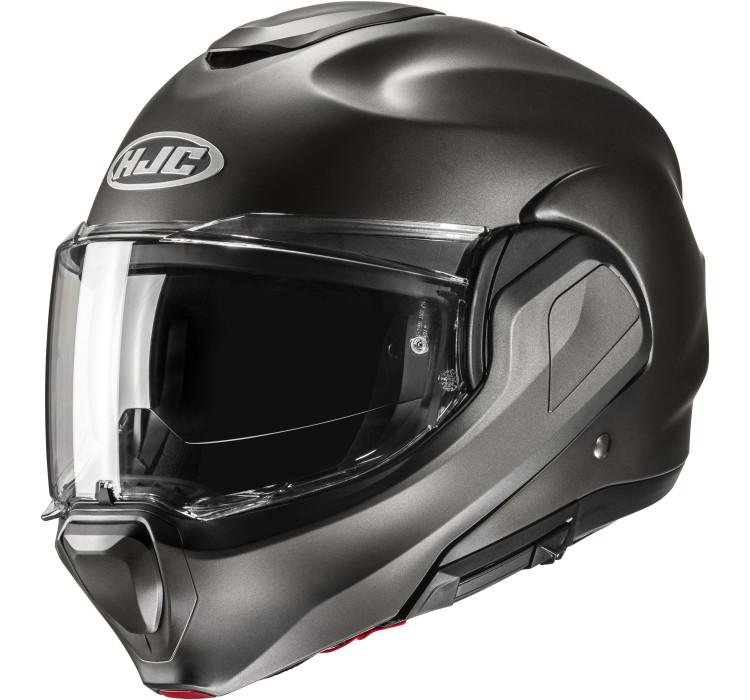 HJC přilba F100 Solid semi flat titanium