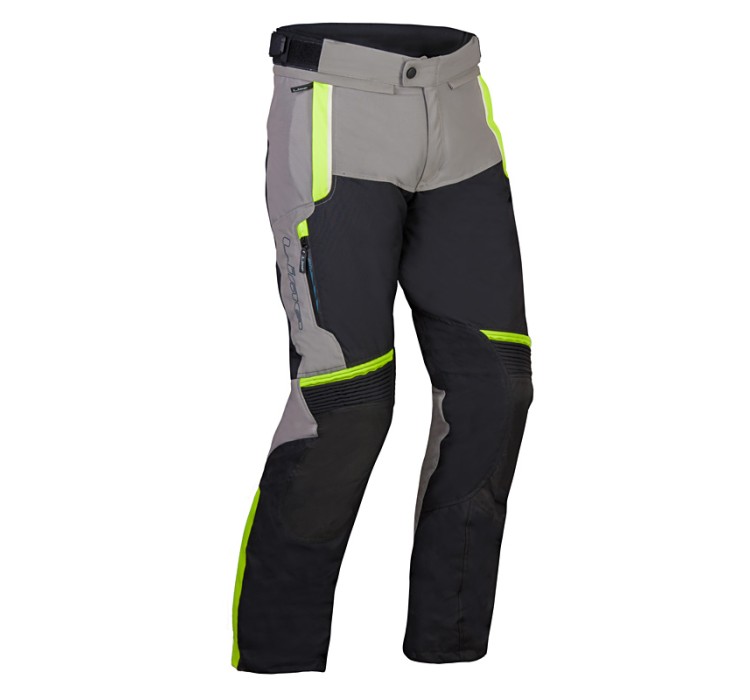 BERET GREEN textile biker pants for men