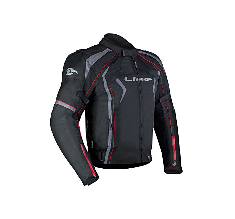 NEO RED textilní pánská moto bunda