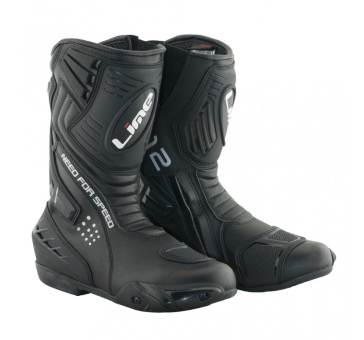NFS leather moto boots