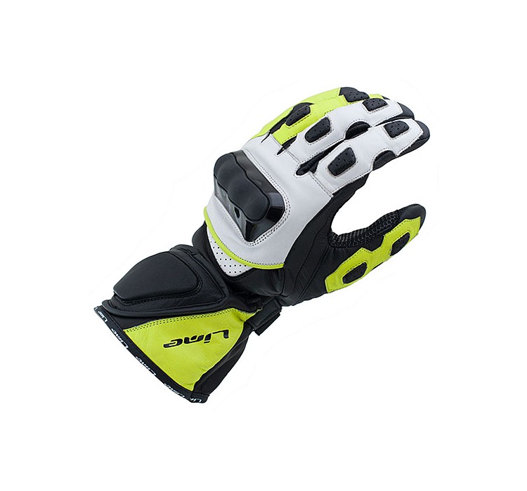 MIKE kožené pánské moto rukavice