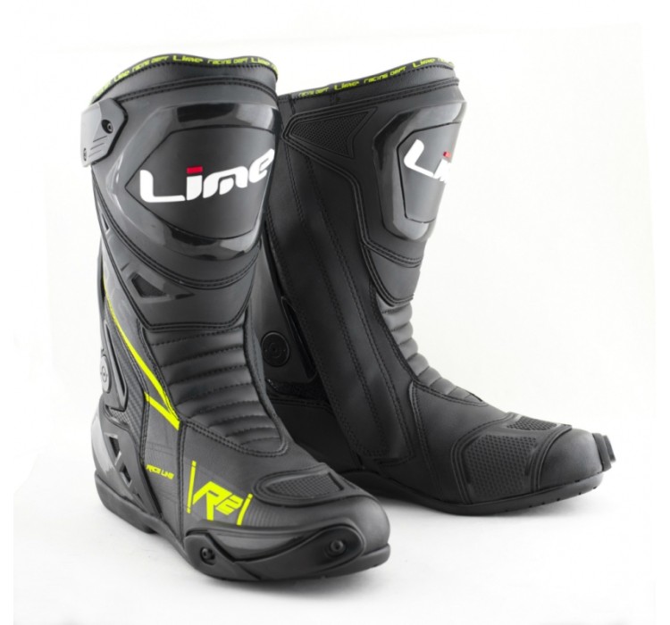 ABE leather moto boots