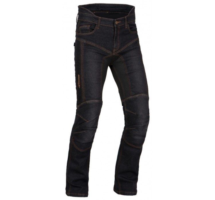 DIEGO BLACK biker jeans for men