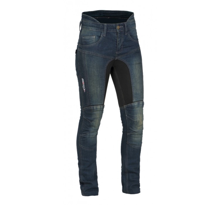 REBEKA BLUE biker jeans for ladies