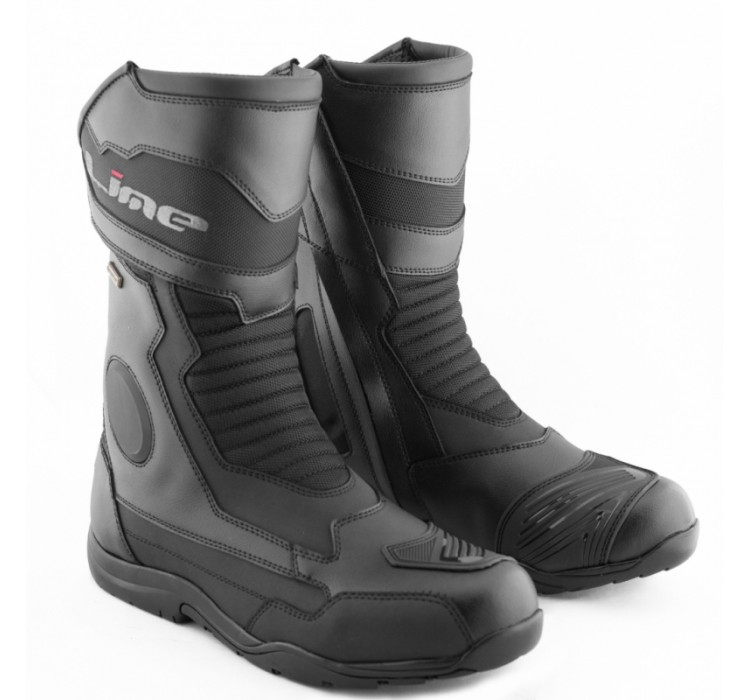NICK leather moto boots