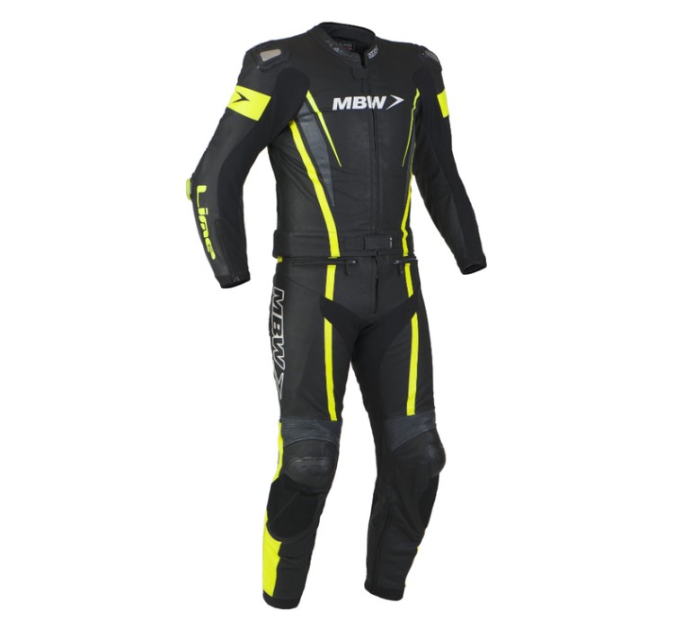 FLASH YELLOW 2pcs leather suit for men