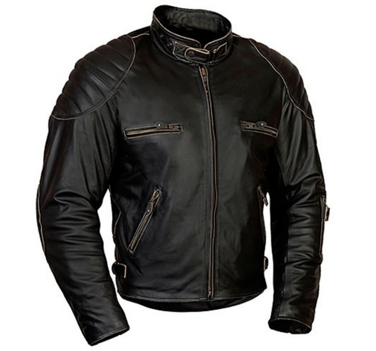 RUSTY kožená pánská moto bunda
