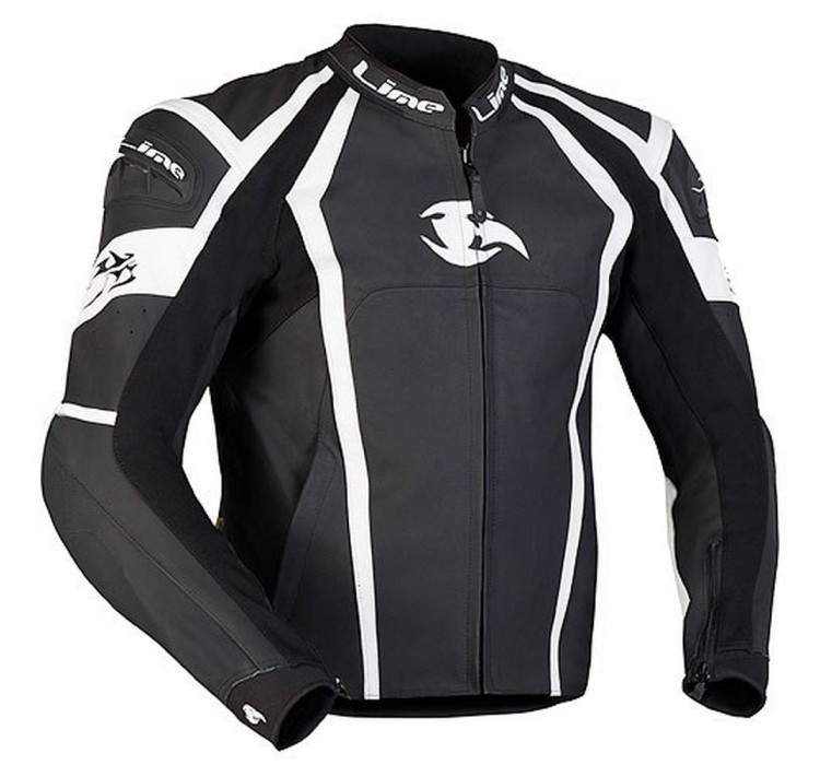 THORN leather biker jacket for men
