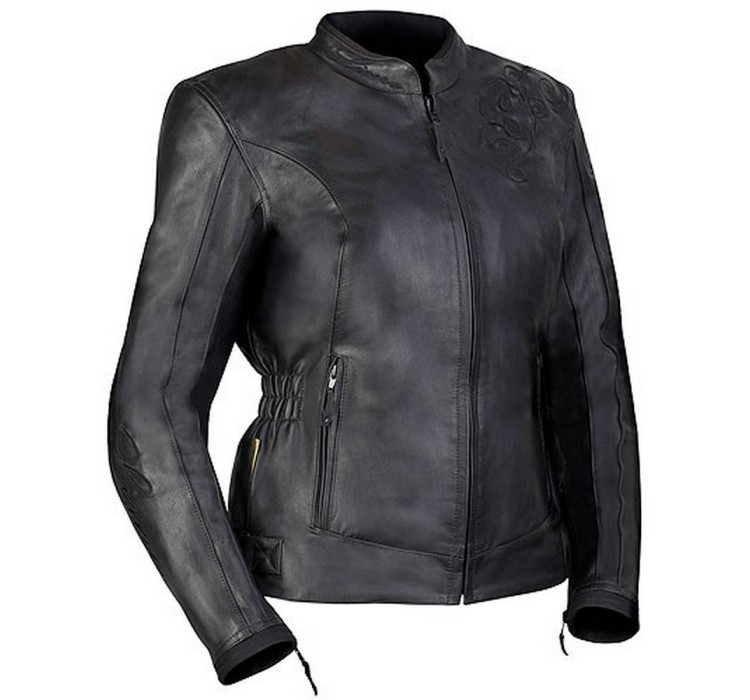 OLIVIA leather biker jacket for ladies