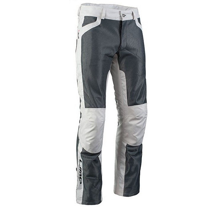 SUMMER PANTS BEIGE textile biker pants for men and ladies