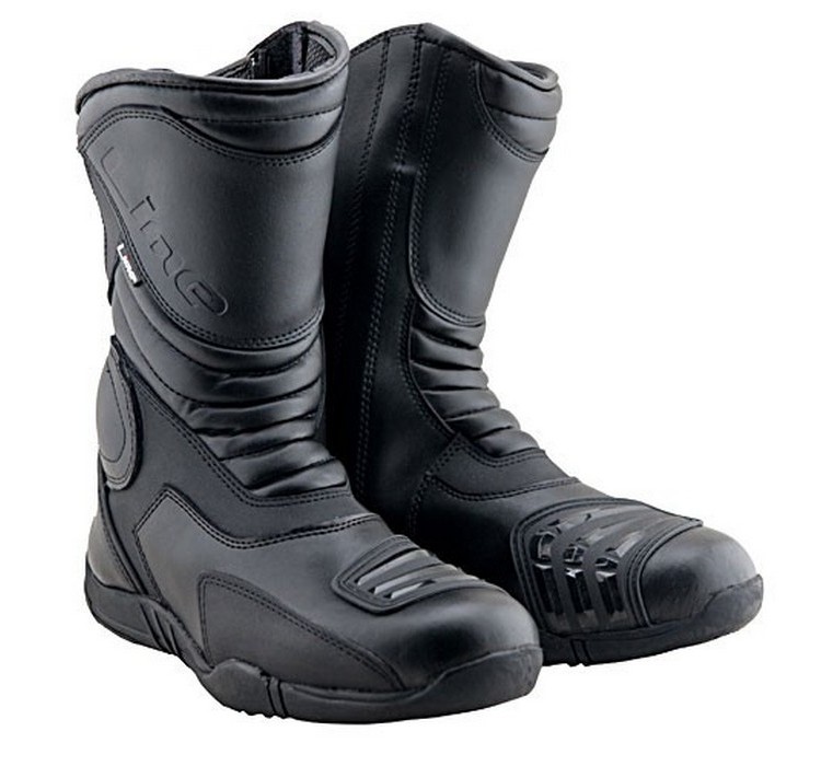 TR113 leather moto boots