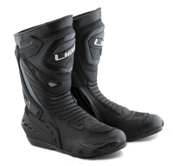 BRIAN leather moto boots