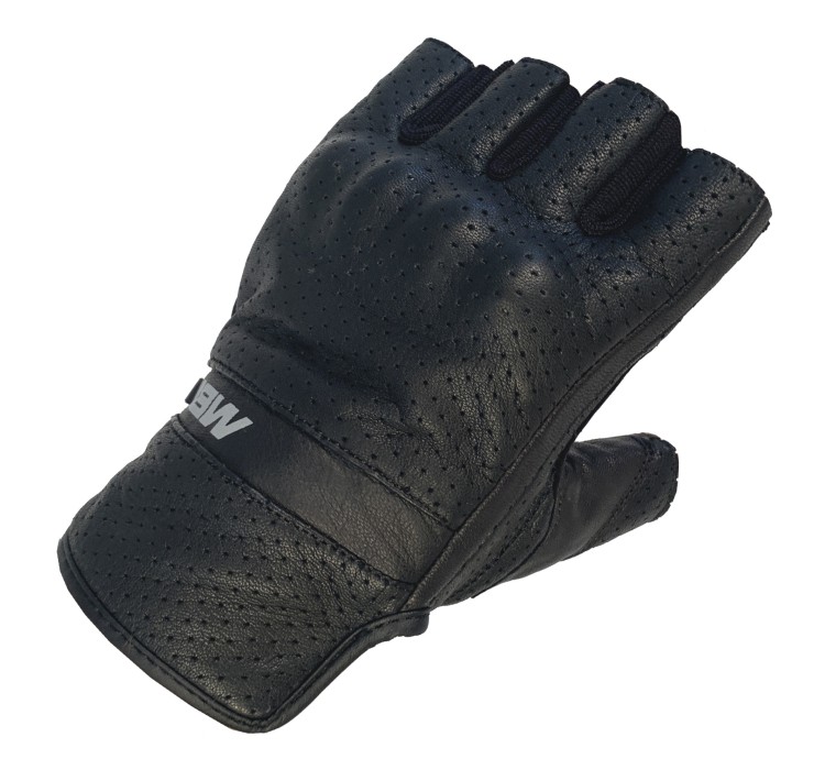 ZAK GLOVES leather men's fingerless gloves