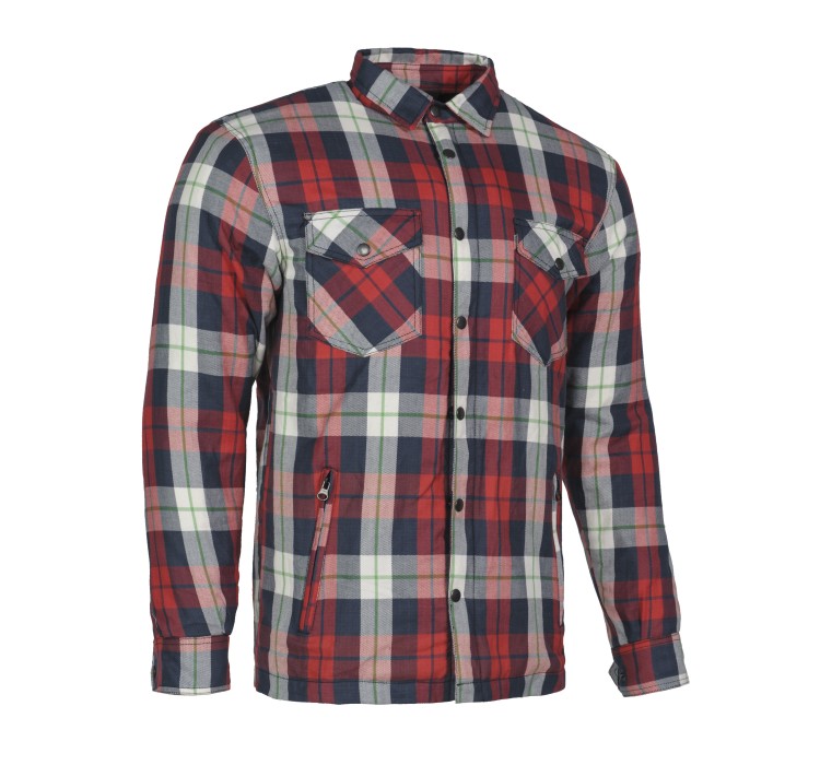 MONTANA RED flannel kevlar shirt