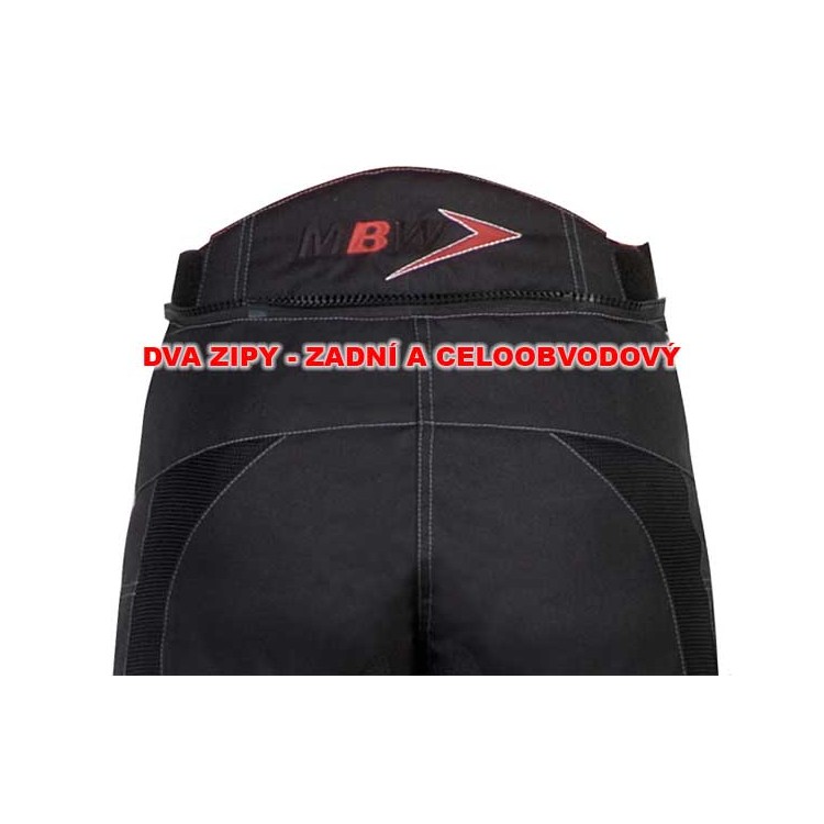 zapínání, AIR - textilní moto kalhoty