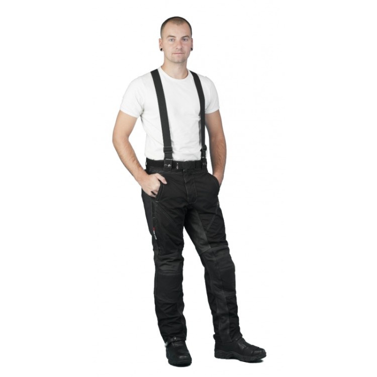 MBW GAVILAN - moto kalhoty kůže + textil