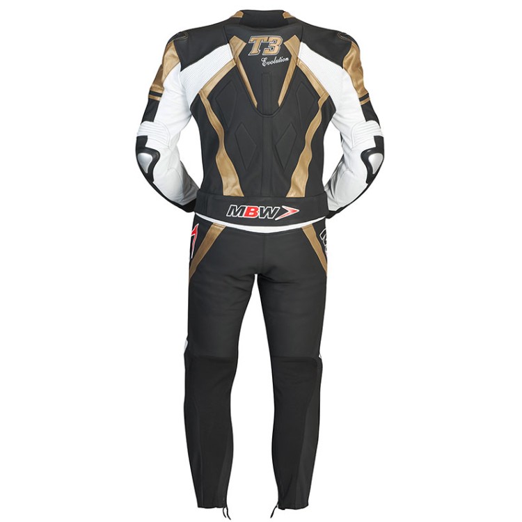 Kožená kombinéza T3 EVOLUTION gold