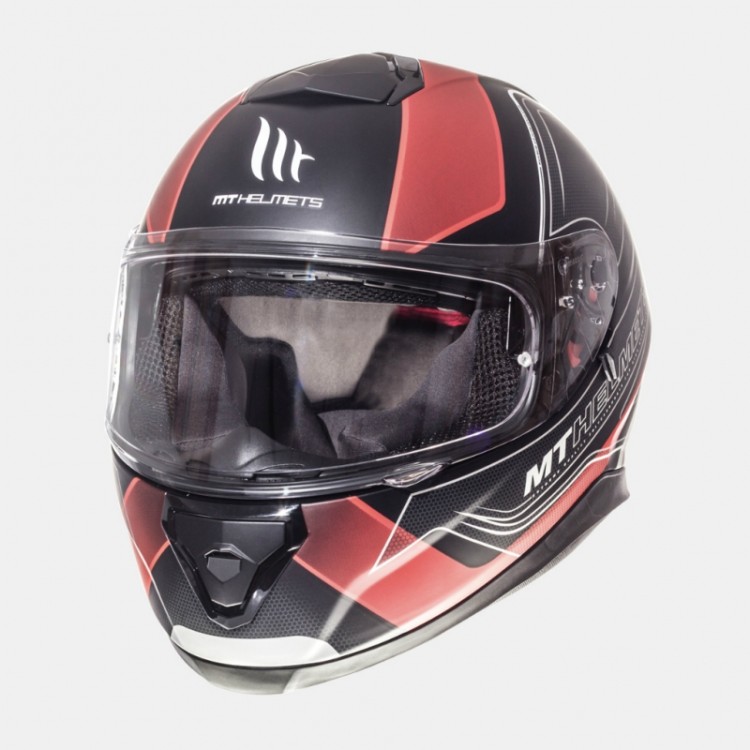 MT THUNDER 3 SV TRACE matt black/red