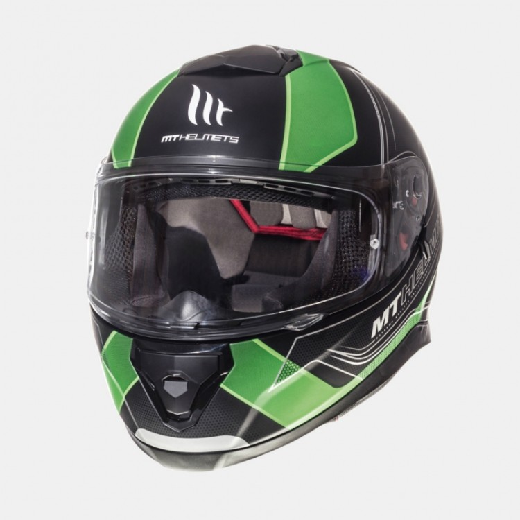 MT THUNDER 3 SV TRACE matt black/green