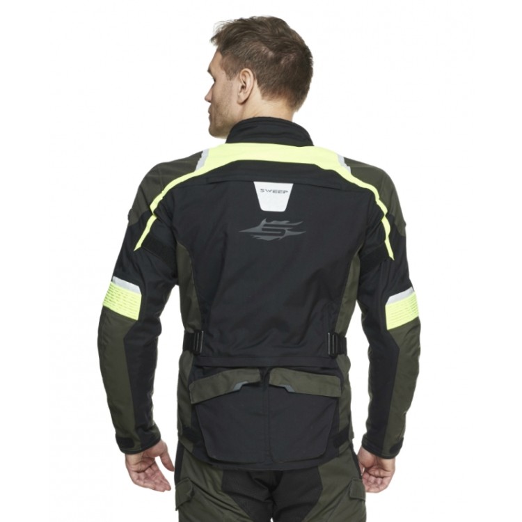 MBW GT TOURING JACKET - pánská třívrstvá textilní bunda SWEEP