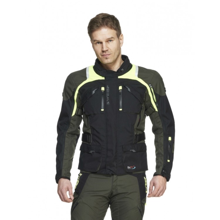 MBW GT TOURING JACKET - pánská třívrstvá textilní bunda SWEEP