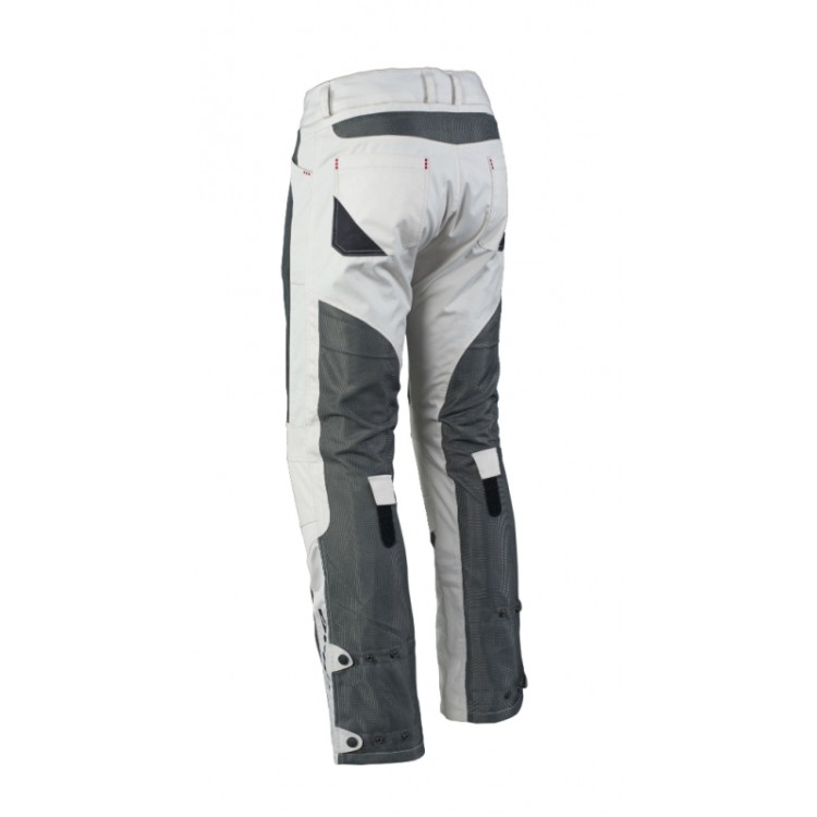SUMMER PANTS BEIGE textile biker pants for men and ladies