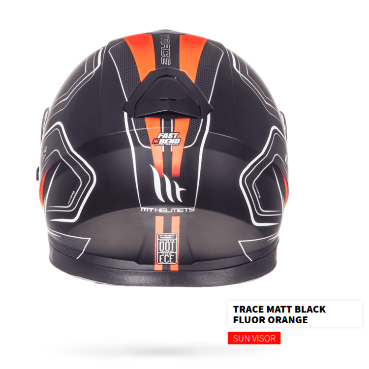MT THUNDER 3 SV TRACE MATT BLACK/FLUOR ORANGE