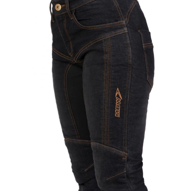 MBW REBEKA KEVLAR JEANS - dámské černé