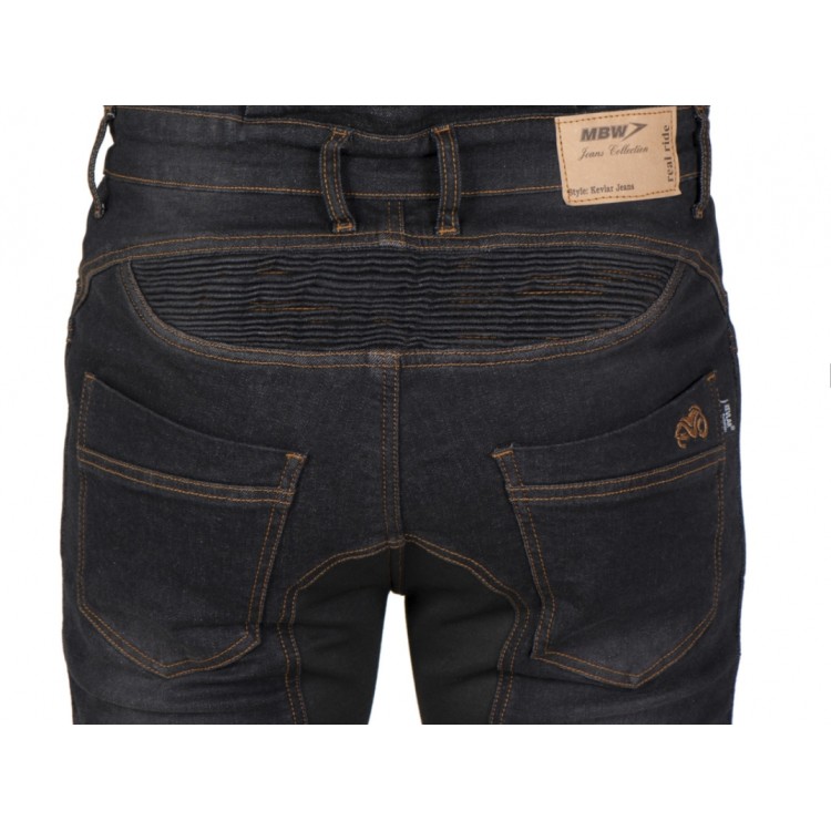 MBW KEVLAR JEANS DIEGO - pánské černé
