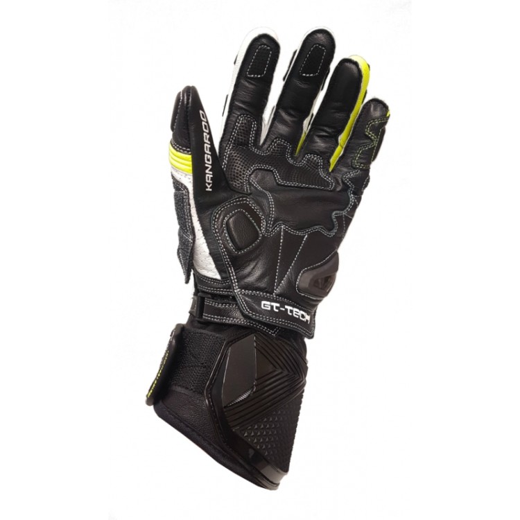 MBW GT-TECH - green sportovní moto rukavice