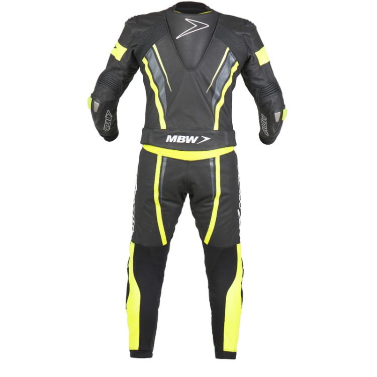 MBW FLASH YELLOW dvoudílná moto kombinéza 