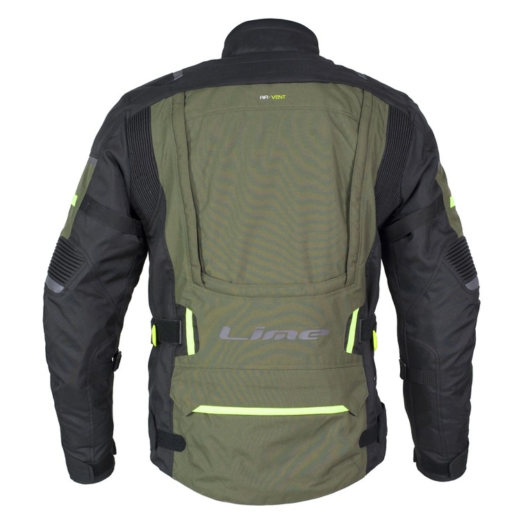 MEMPHIS JACKET GREEN textilní moto bunda