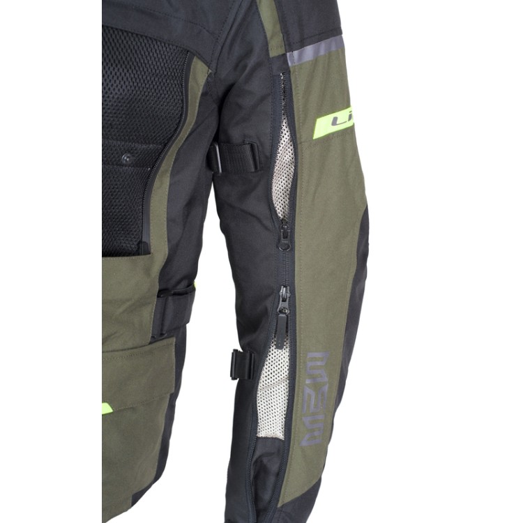 MEMPHIS JACKET GREEN textilní moto bunda