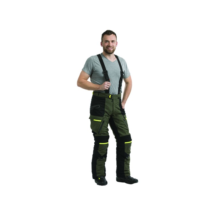 MEMPHIS PANTS GREEN - textilní moto kalhoty