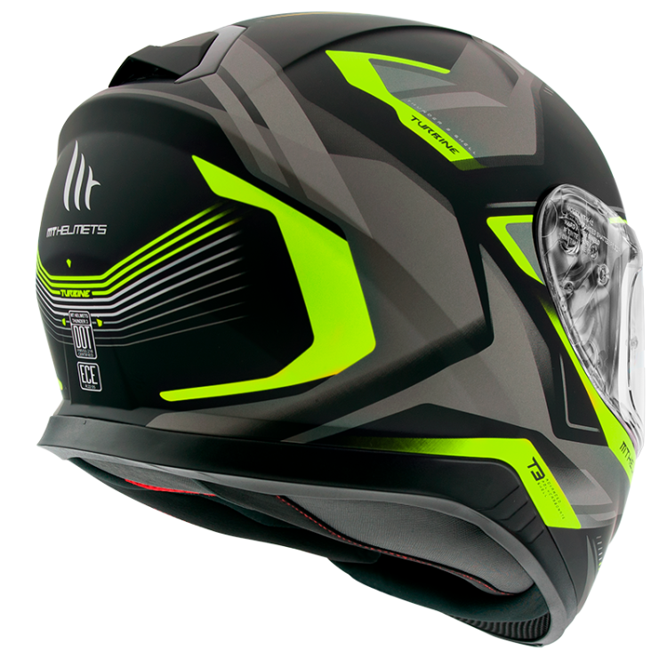 MT THUNDER 3SV TURBINE Matt Fluor Yellow