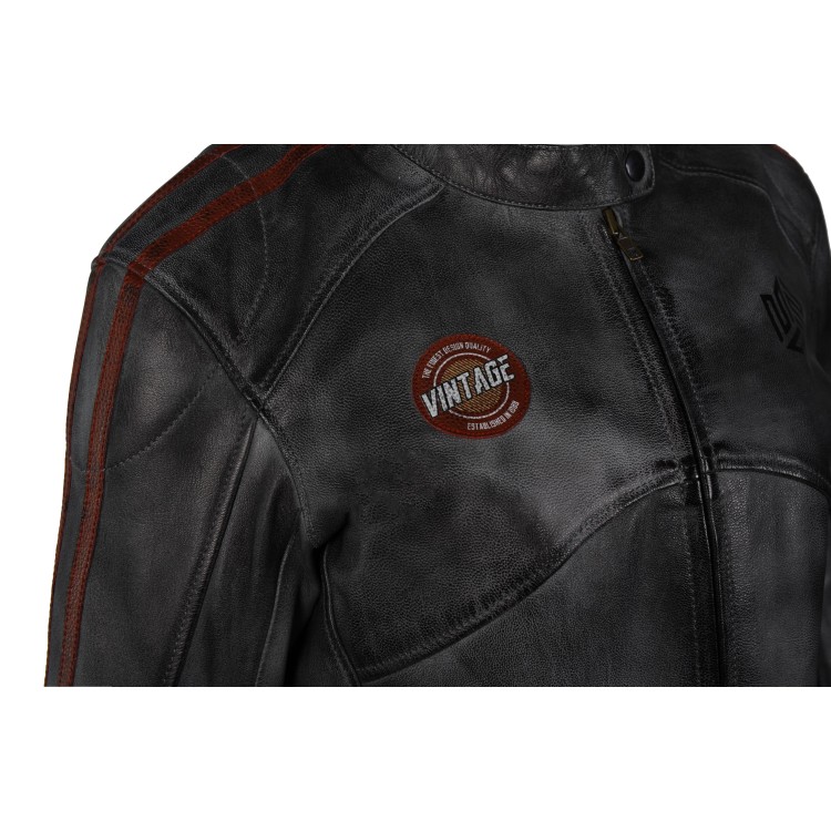 VINTAGE kožená dámská moto bunda