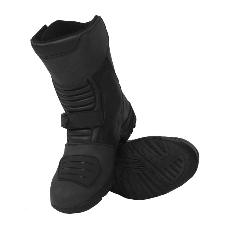 SIERRA BLACK kožené moto boty