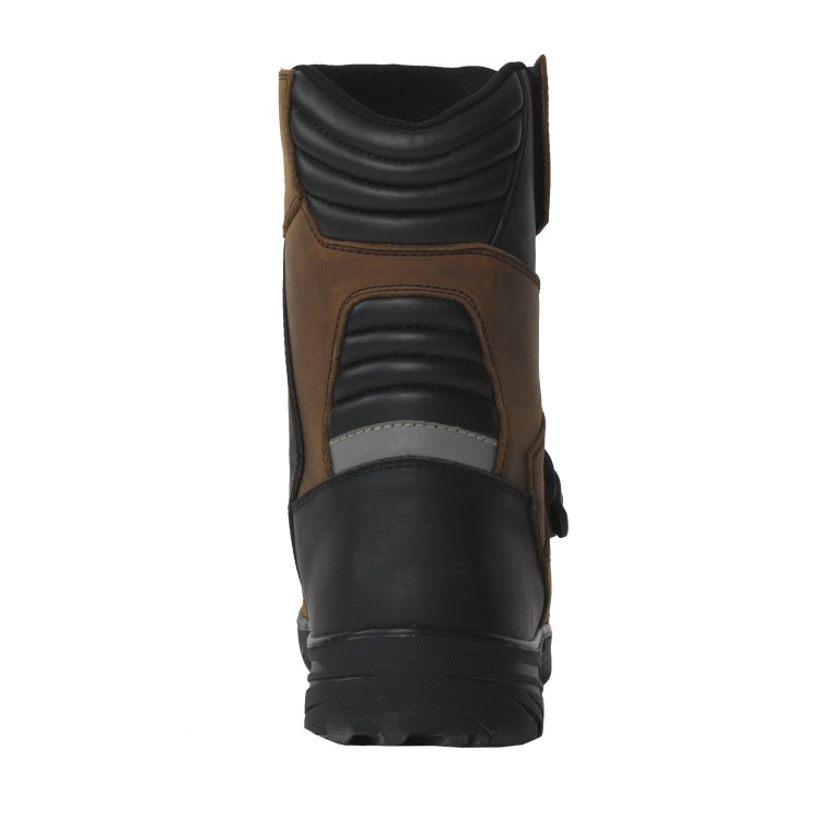 SIERRA BROWN kožené moto boty