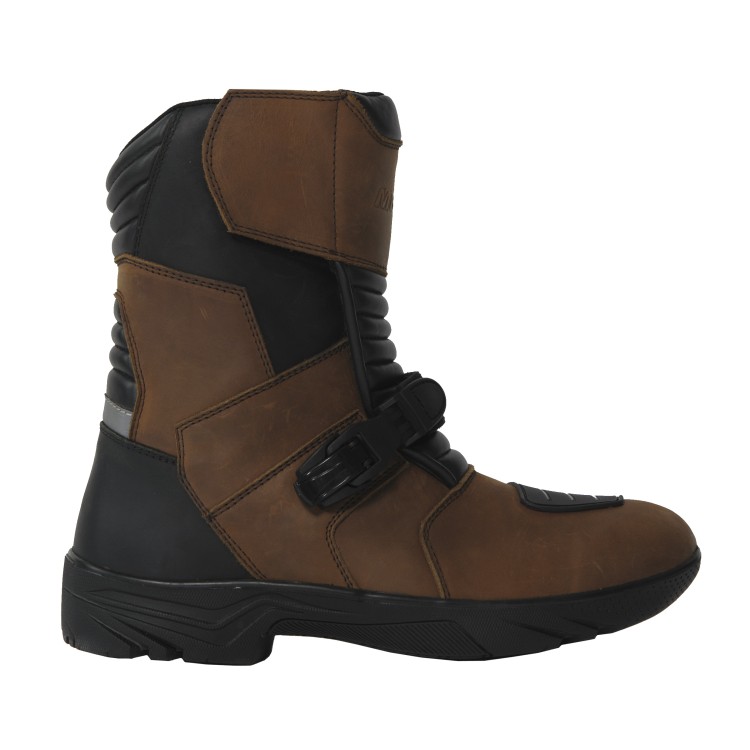 SIERRA BROWN kožené moto boty