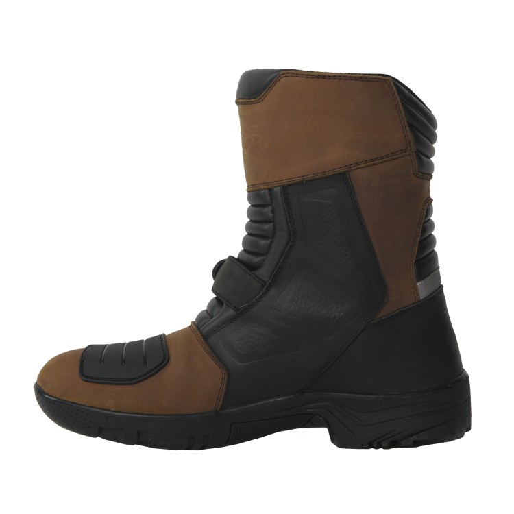 SIERRA BROWN kožené moto boty