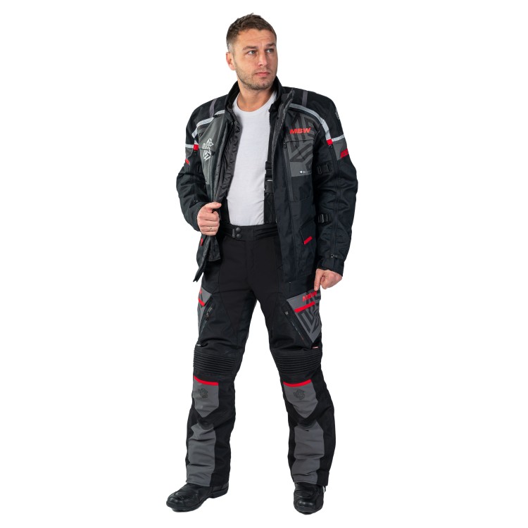 MEMPHIS PANTS BLACK textilní pánské moto kalhoty