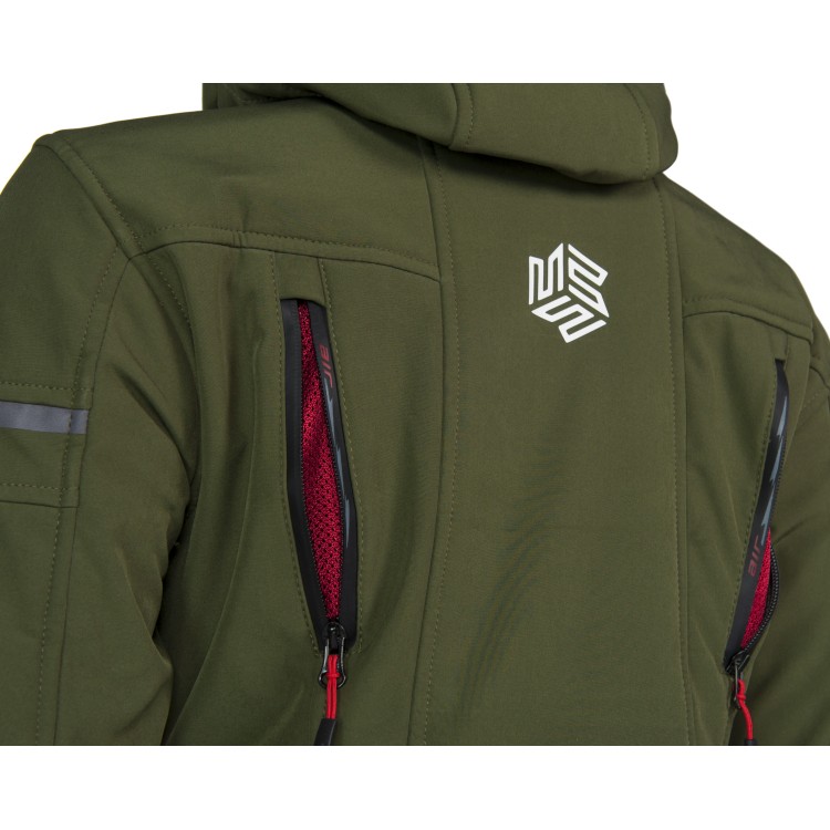 HANA softshell lady jacket olive green