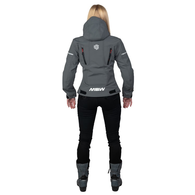 HANA softshell lady jacket grey