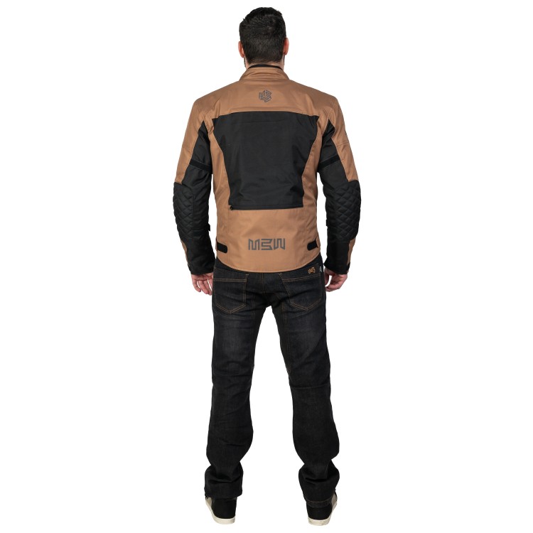 ACE JACKET BLACK-BROWN textilní pánská moto bunda