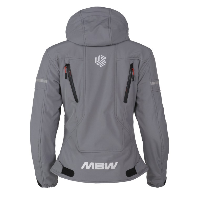 HANA softshell lady jacket stone grey