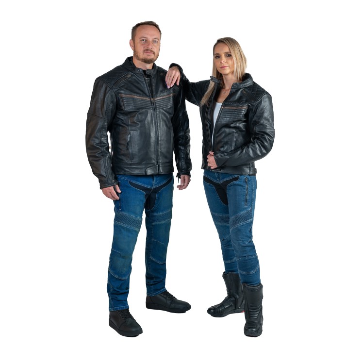 BORA kožená pánská moto bunda