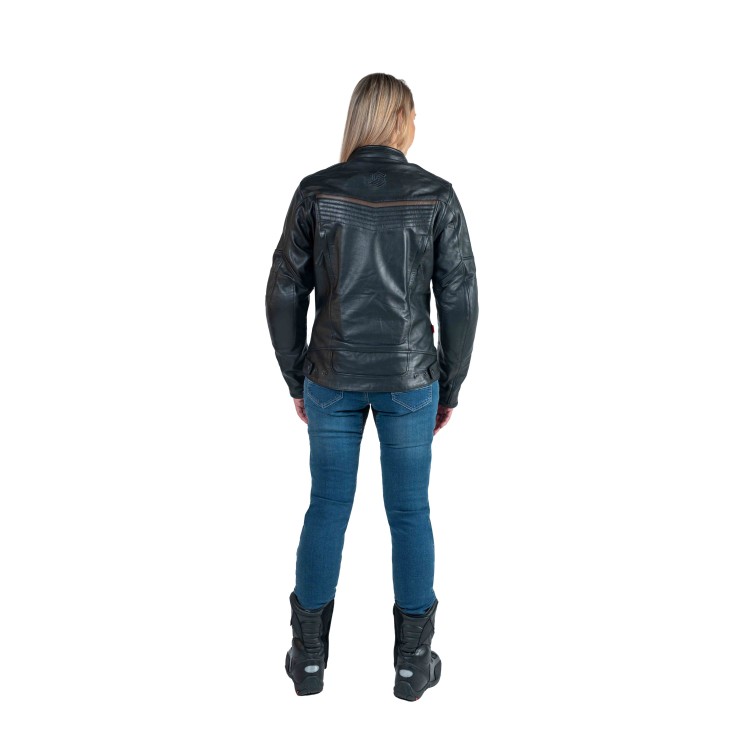 BORA kožená dámská moto bunda