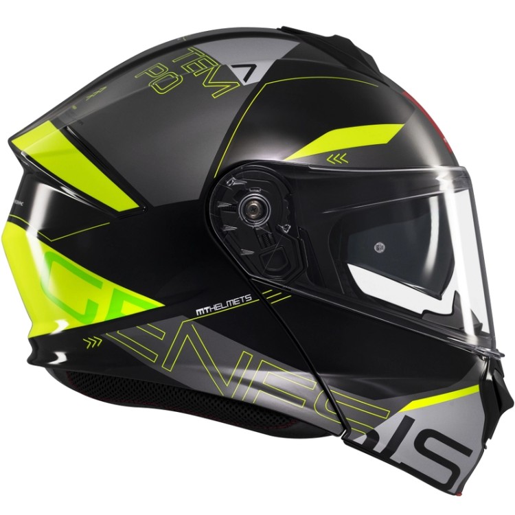 MT GENESIS SV Atempo černo-šedo-fluo žlutá Velikost XL