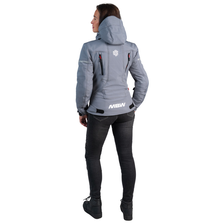 HANA softshell lady jacket stone grey