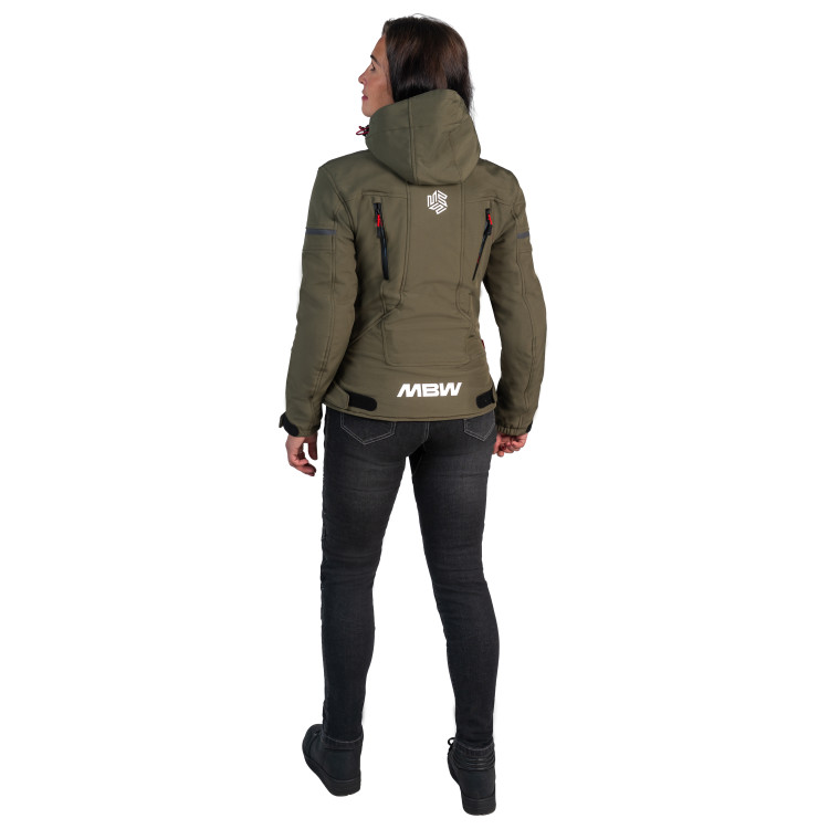 HANA softshell lady jacket olive green